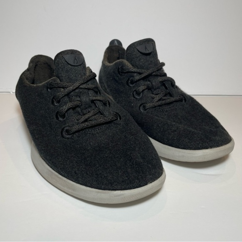 Allbirds Wool Runners Casual Minimalist  Sneakers Women's‎ Size 8 Black Wool